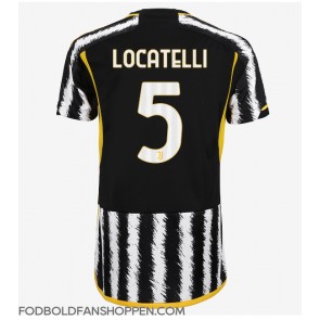 Juventus Manuel Locatelli #5 Hjemmebanetrøje Dame 2023-24 Kortærmet